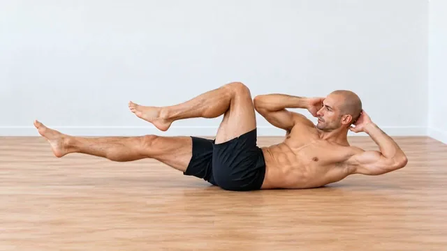 Abdominal bicicleta